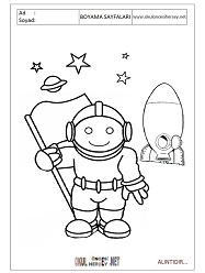 Astranot boyama sayfaları